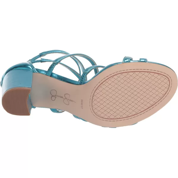 Jessica Simpson Stassey Women's Caged Faux Leather Back Zip Dress Sandals