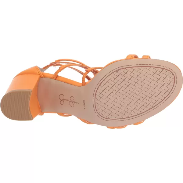 Jessica Simpson Stassey Women's Caged Faux Leather Back Zip Dress Sandals