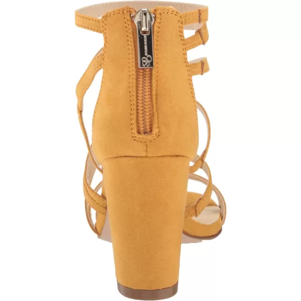 Jessica Simpson Stassey Women's Caged Faux Leather Back Zip Dress Sandals