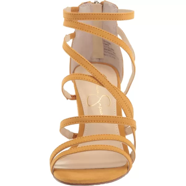 Jessica Simpson Stassey Women's Caged Faux Leather Back Zip Dress Sandals