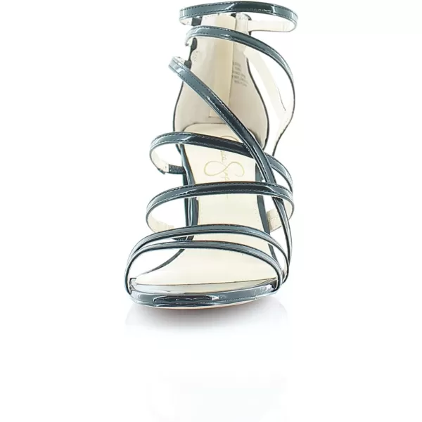 Jessica Simpson Stassey Women's Caged Faux Leather Back Zip Dress Sandals