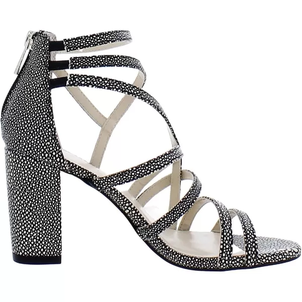 Jessica Simpson Stassey Women's Caged Faux Leather Back Zip Dress Sandals