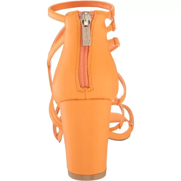 Jessica Simpson Stassey Women's Caged Faux Leather Back Zip Dress Sandals