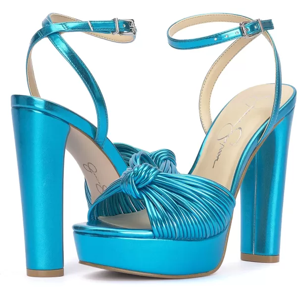 Jessica Simpson Womens Immie Ankle Strap Platform Pumps