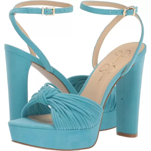 Jessica Simpson Womens Immie Ankle Strap Platform Pumps