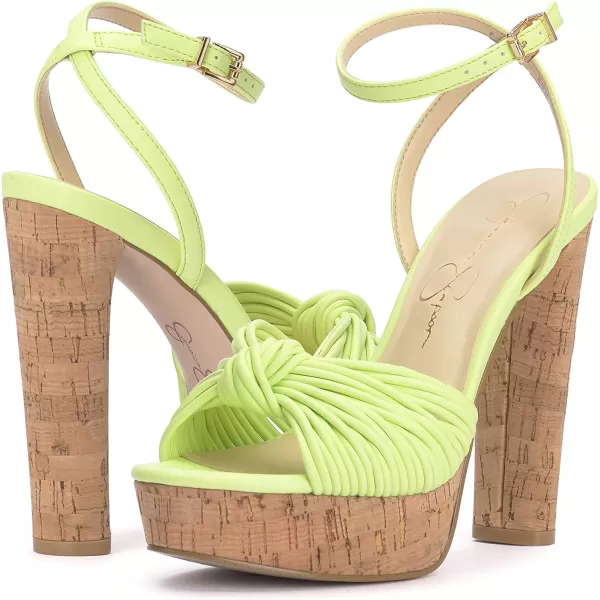 Jessica Simpson Womens Immie Ankle Strap Platform Pumps