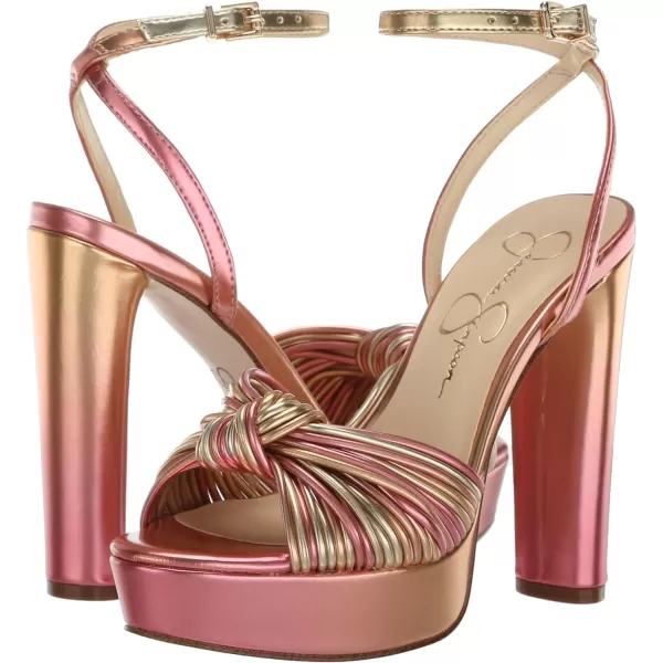 Jessica Simpson Womens Immie Ankle Strap Platform Pumps