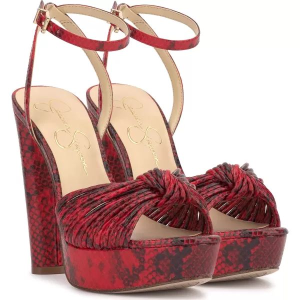 Jessica Simpson Womens Immie Ankle Strap Platform Pumps