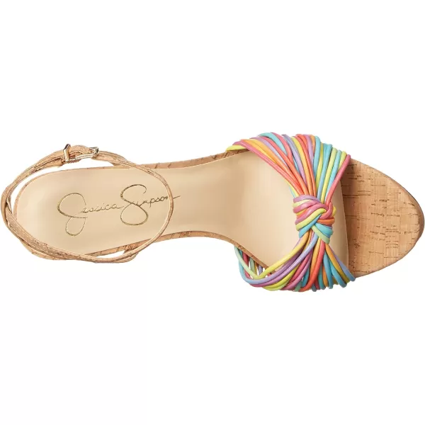 Jessica Simpson Womens Immie Ankle Strap Platform Pumps