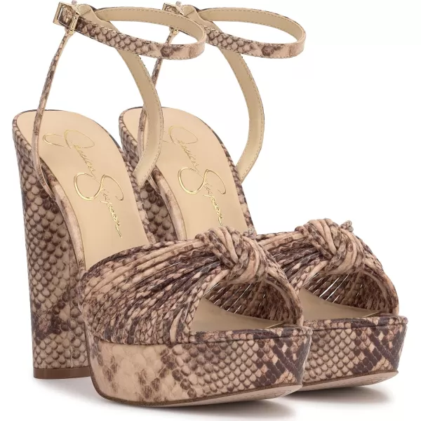 Jessica Simpson Womens Immie Ankle Strap Platform Pumps