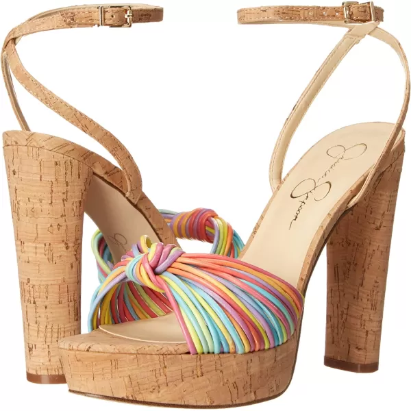 Jessica Simpson Womens Immie Ankle Strap Platform Pumps