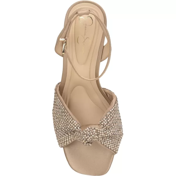 Jessica Simpson Women's Ohela Embellished Dress Sandal Heeled