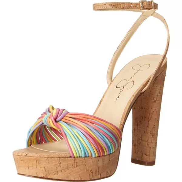Jessica Simpson Womens Immie Ankle Strap Platform Pumps