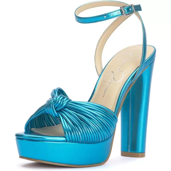 Jessica Simpson Womens Immie Ankle Strap Platform Pumps