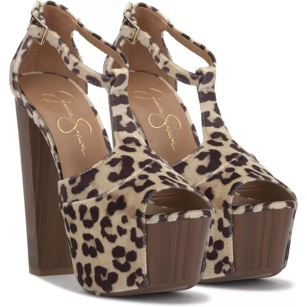 Jessica Simpson Womens Dany 3 Floral Heeled Platform Sandals