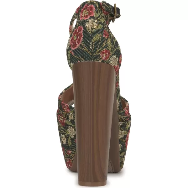 Jessica Simpson Womens Dany 3 Floral Heeled Platform Sandals