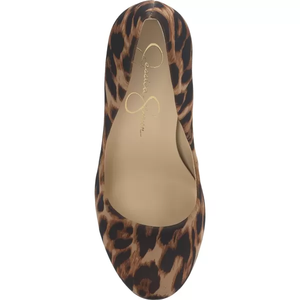 Jessica Simpson Womens Calie PumpDolly Leopard Print