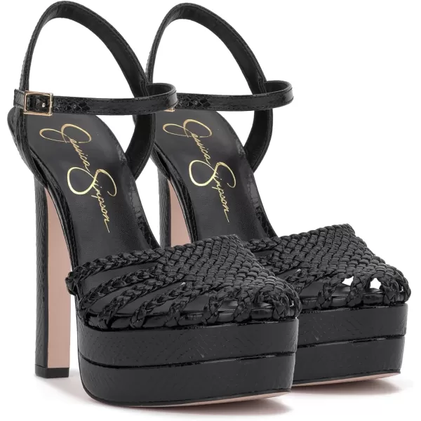 Jessica Simpson Womens Inaia SandalPlatformBlack