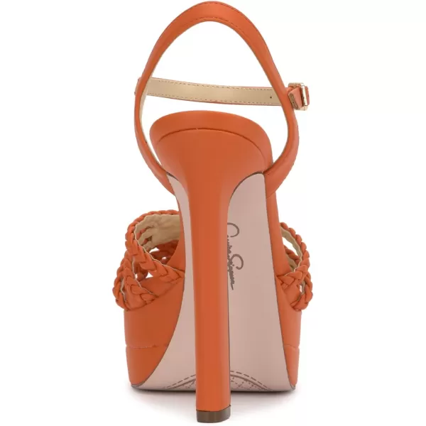 Jessica Simpson Womens Inaia SandalPlatformTangerine