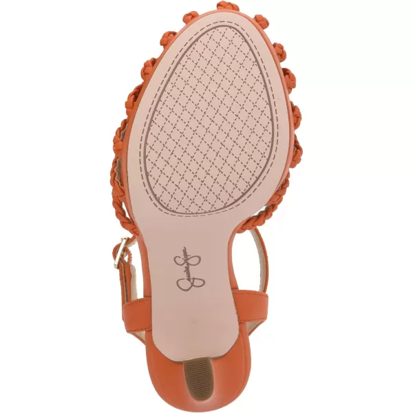 Jessica Simpson Womens Inaia SandalPlatformTangerine