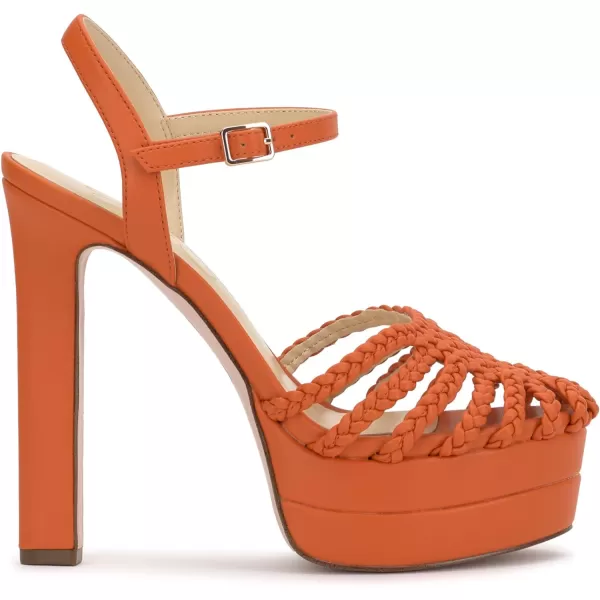Jessica Simpson Womens Inaia SandalPlatformTangerine