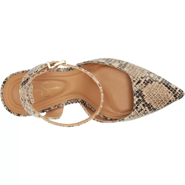 Jessica Simpson Womens Nazela Pointed Toe PumpNatural