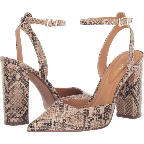Jessica Simpson Womens Nazela Pointed Toe PumpNatural