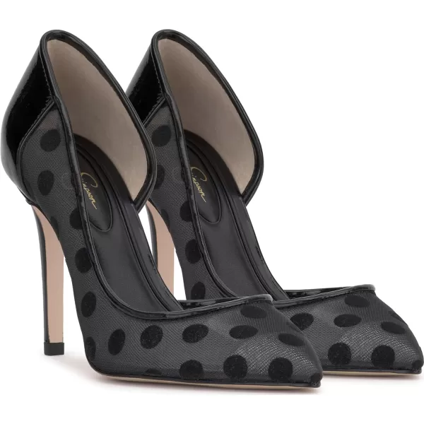 Jessica Simpson Womens Prizma8p PumpBlack Crinkle Patent