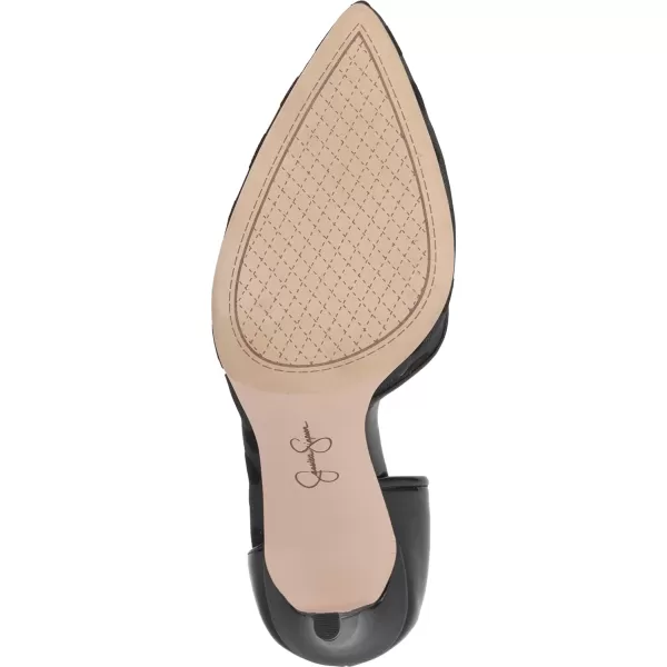 Jessica Simpson Womens Prizma8p PumpBlack Crinkle Patent