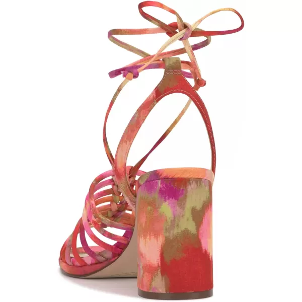 Jessica Simpson Womens Cahna Heeled SandalPink Red Combo