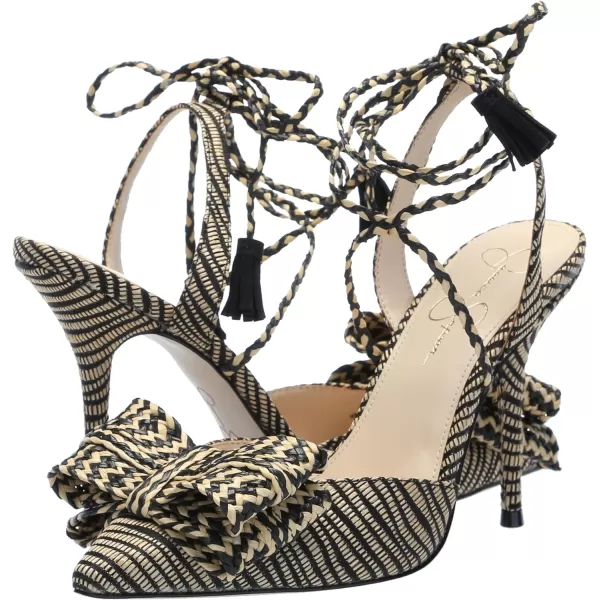 Jessica Simpson Womens Hirlia PumpNaturalBlack