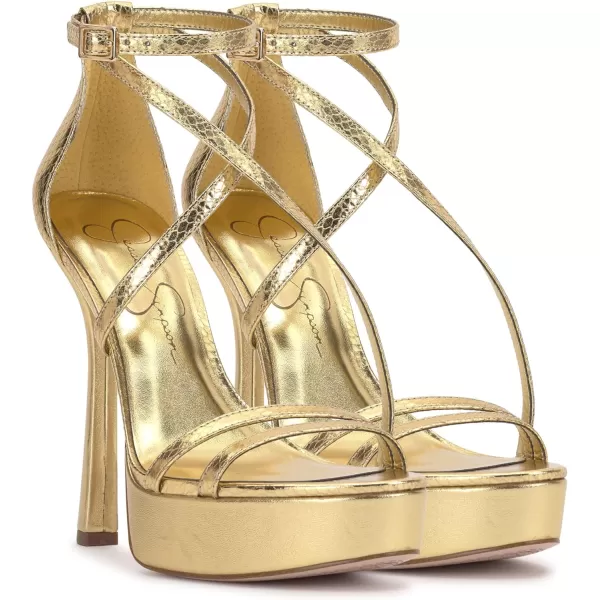 Jessica Simpson Womens Jewelria SandalPlatformGold