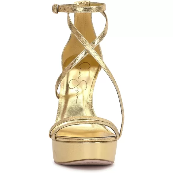 Jessica Simpson Womens Jewelria SandalPlatformGold