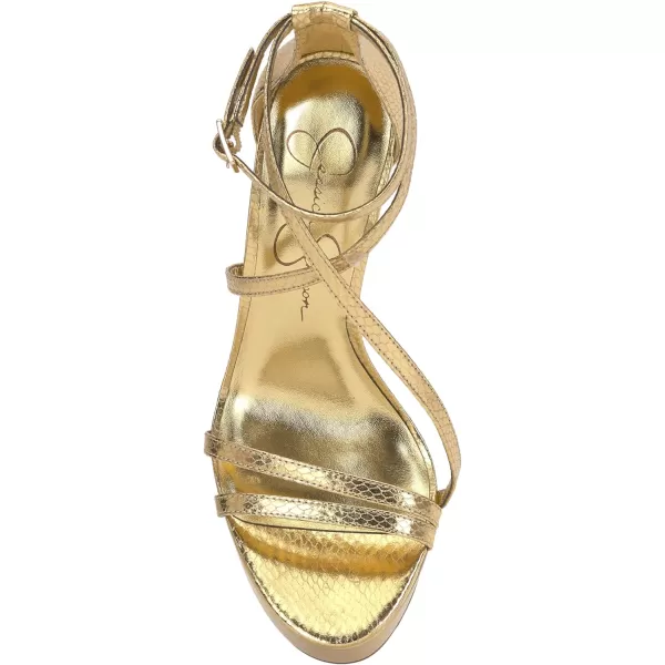 Jessica Simpson Womens Jewelria SandalPlatformGold
