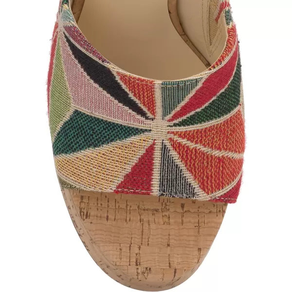 Jessica Simpson Womens Xona SandalPlatformMulti
