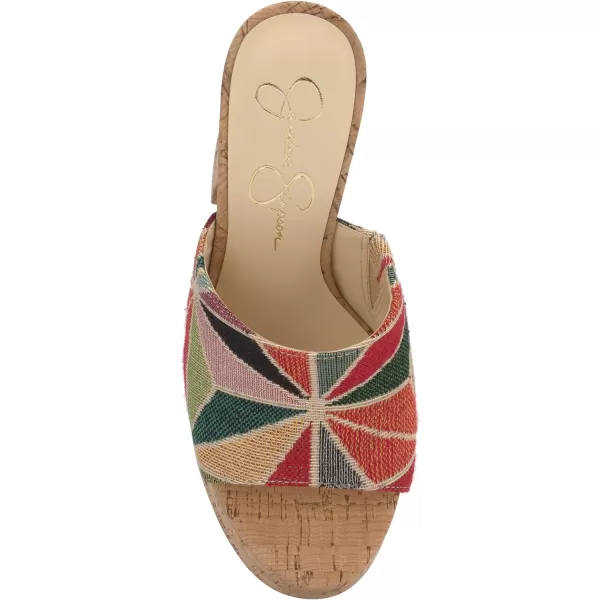 Jessica Simpson Womens Xona SandalPlatformMulti