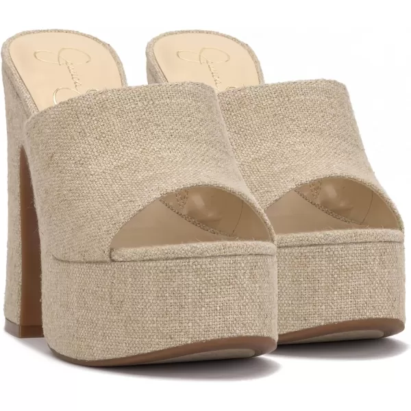 Jessica Simpson Womens Xona SandalPlatformNatural