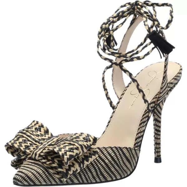Jessica Simpson Womens Hirlia PumpNaturalBlack