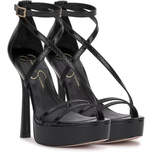 Jessica Simpson Womens Jewelria SandalPlatformBlack