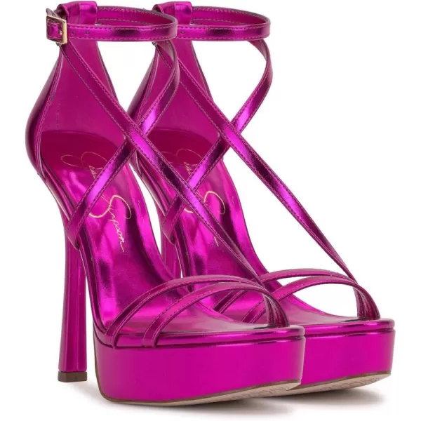 Jessica Simpson Womens Jewelria SandalPlatformBright Pink