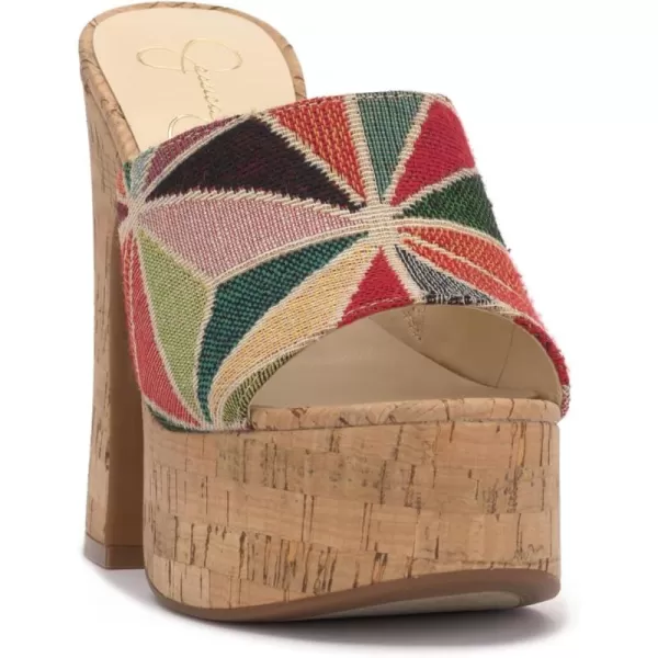 Jessica Simpson Womens Xona SandalPlatformMulti