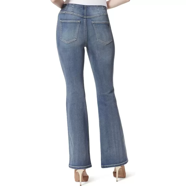 imageJessica Simpson Womens Effortless High Rise Pull on Flare JeanJade