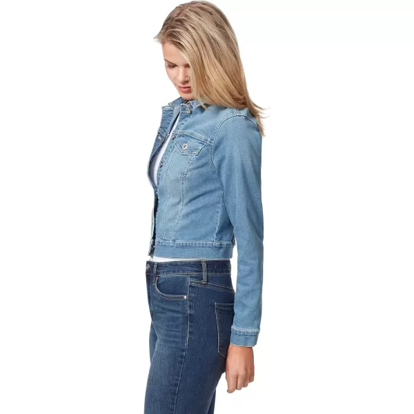 imageJessica Simpson Womens Plus Denim Stretch Denim JacketGo Steady