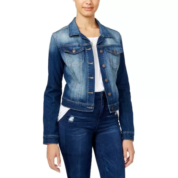 imageJessica Simpson Womens Plus Denim Stretch Denim JacketJefford