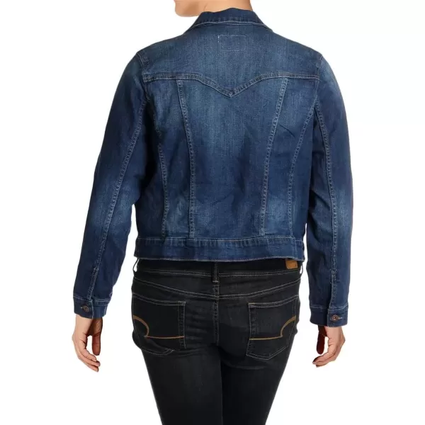 imageJessica Simpson Womens Plus Denim Stretch Denim JacketJeffordJefford