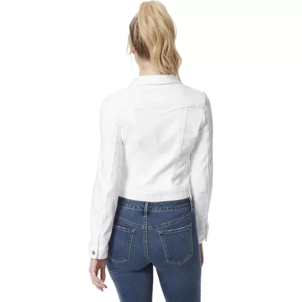 imageJessica Simpson Womens Plus Denim Stretch Denim JacketWhite