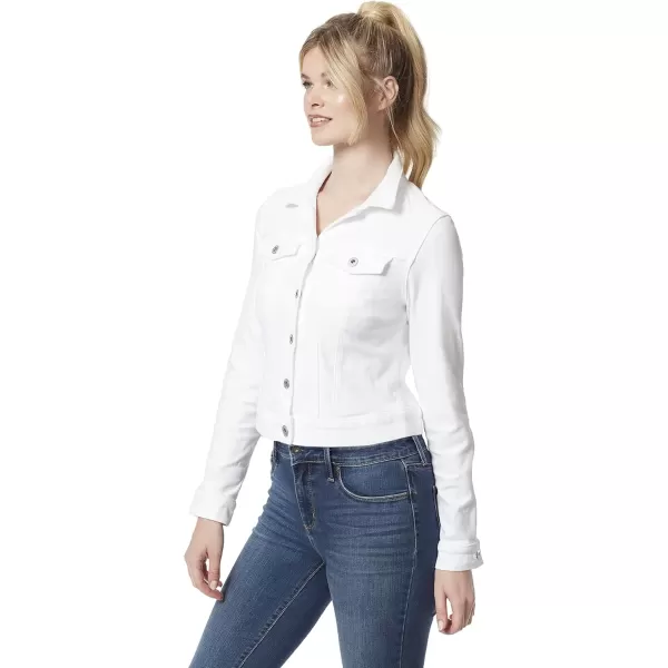 imageJessica Simpson Womens Plus Denim Stretch Denim JacketWhite
