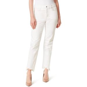 imageJessica Simpson Womens Spotlight High Rise Slim Straight AnkleWhite