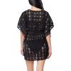 imageJessica Simpson Womens Floral Sheer CoverUpBlack