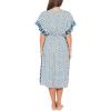 imageJessica Simpson Womens Floral Sheer CoverUpDark Navy
